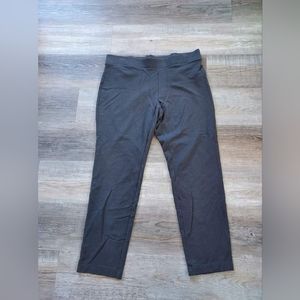 Pure J.jill stretchy slim leg sweat pants Size Large , Gray pull on